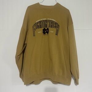 Vintage Notre Dame Fighting Irish Crewneck by Nutmeg Mills